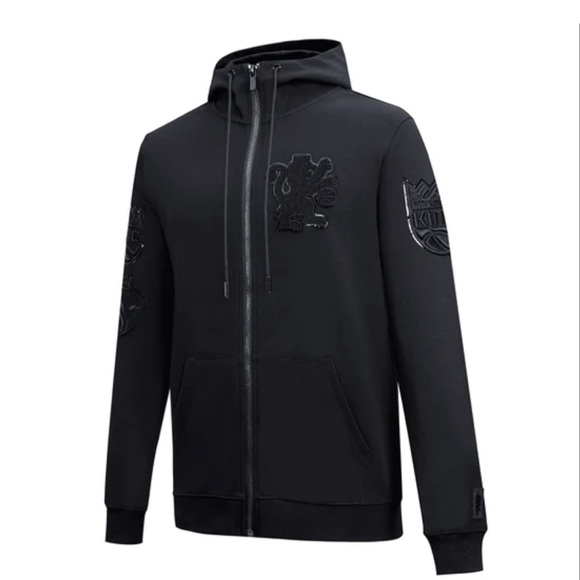 pro standard Jackets & Blazers - Womens triple black Sacramento Kings hoodie